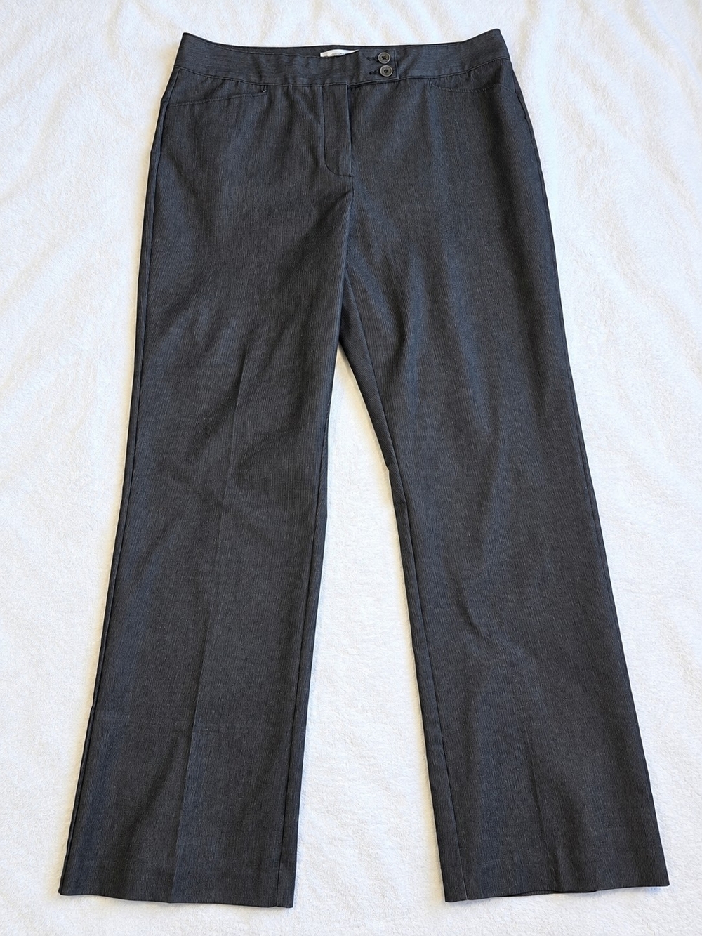 Northern Reflections Grey Ankle Dress Pants Size 8 Stretch